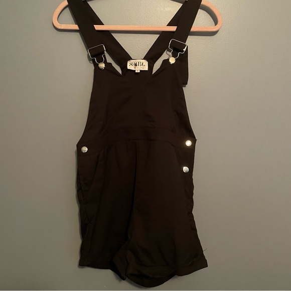 Sabo Skirt Denim - Sabo Skirt Shorts Black Overalls